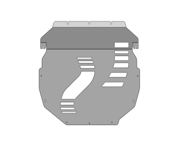 Новинка в ассортименте!!! Защита картера ДВС и КПП CHANGAN CS95 PLUS, (2023-) (Алюминий 4мм)