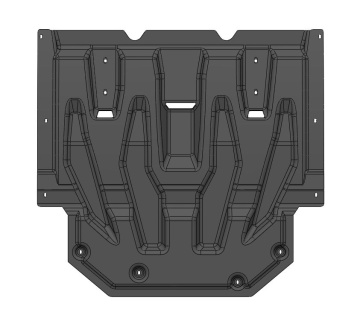 Новинка в ассортименте!!! ЗАЩИТА КАРТЕРА ДВИГАТЕЛЯ И КПП GAC GS3 (2024-) (Композит 6 мм)