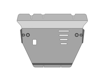 Новинка в ассортименте!!! Защита заднего электромотора LYNK & CO 900 (2025-) (Алюминий 4 мм)