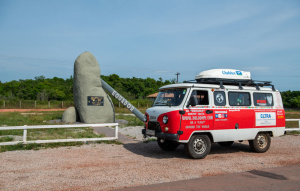 УАЗ первым среди отечественных авто пересек экватор дважды