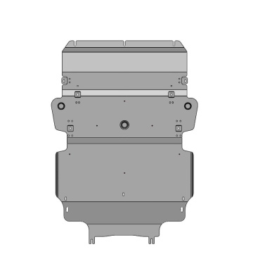 Новинка в ассортименте!!! Защита картера двигателя и КПП Audi А5 (B10) (2025-) (Алюминий 4мм)