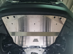 Новинка в ассортименте!!! Алюминиевая защита картера двигателя и кпп Mazda CX-30 (2019-) V-все (Алюминий 4 мм)
