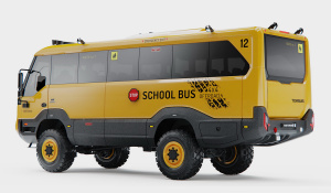 Школьный автобус для сурового бездорожья