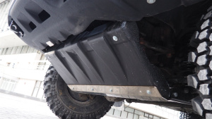 В продаже подвижная композитная защита рулевых тяг УАЗ Patriot 2015-/Pickup2010-